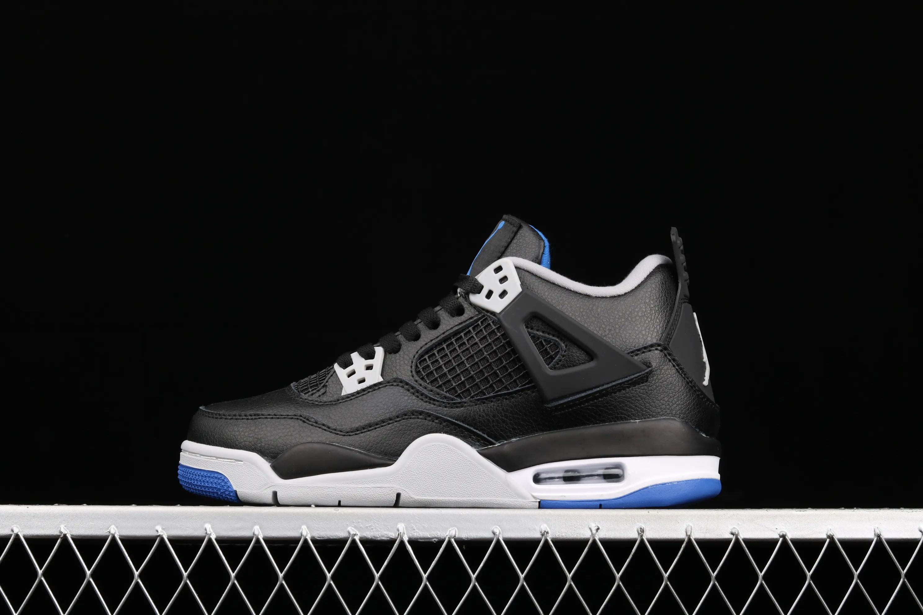 All categories Air Jordan Jordan series basketball shoes Air Jordan 4 G version Air Jordan 4 Retro AJ4 Joe 4 black and blue 308497-006